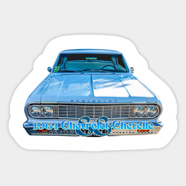 1964 Chevrolet Chevelle Malibu SS Hardtop Coupe Sticker by Gestalt Imagery